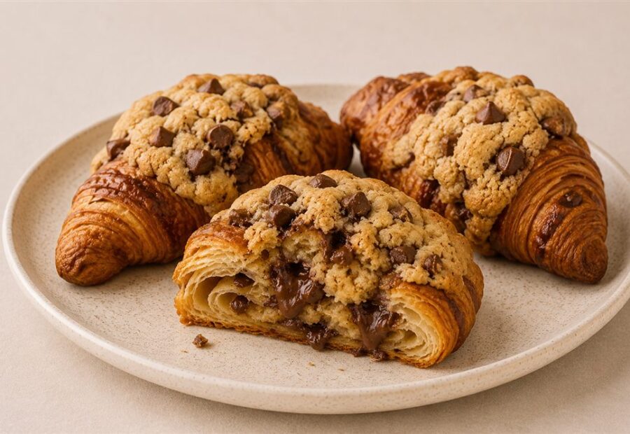 Crookie – przepis na croissanta z ciastkiem
