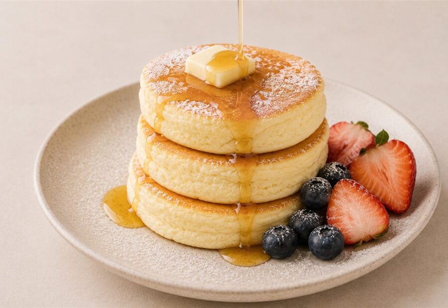 Japońskie soufflé pancakes – puszyste pancakes krok po kroku