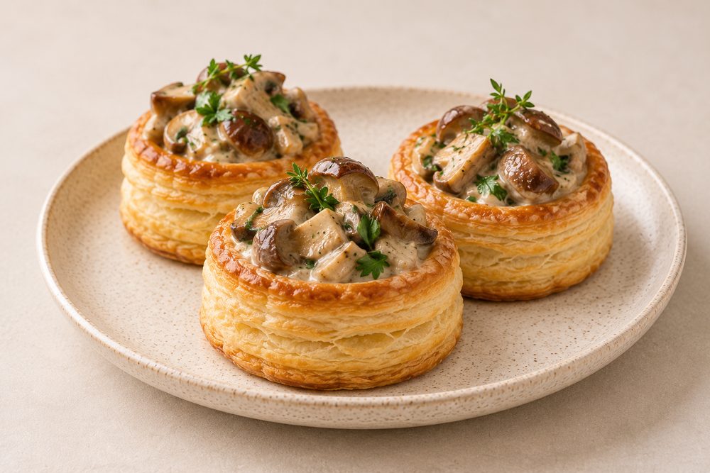 Maślaki zamiast pieczarek – francuskie vol-au-vent w wersji „prosto z polskiego lasu”
