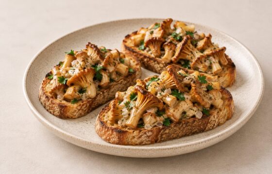 Szwedzki kantarelltoast – grzanka z kurkami zamiast kolejnego sosu kurkowego